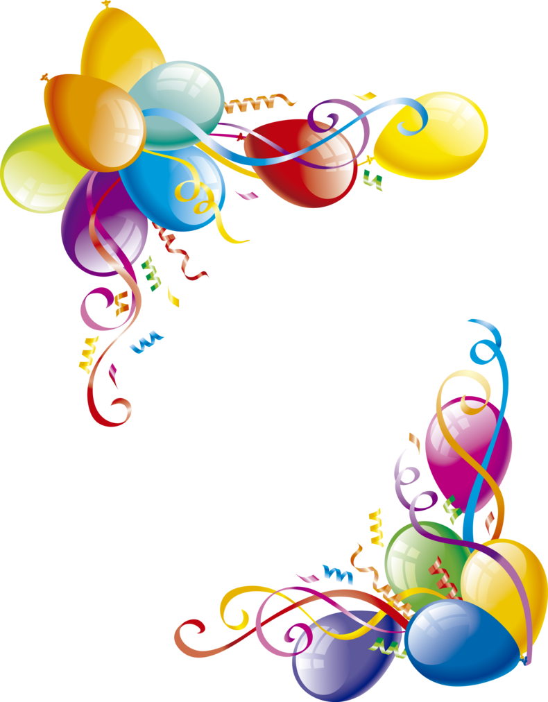 Marcos De Globos Png - Capa De Facebook Aniversario (790x1012), Png Download