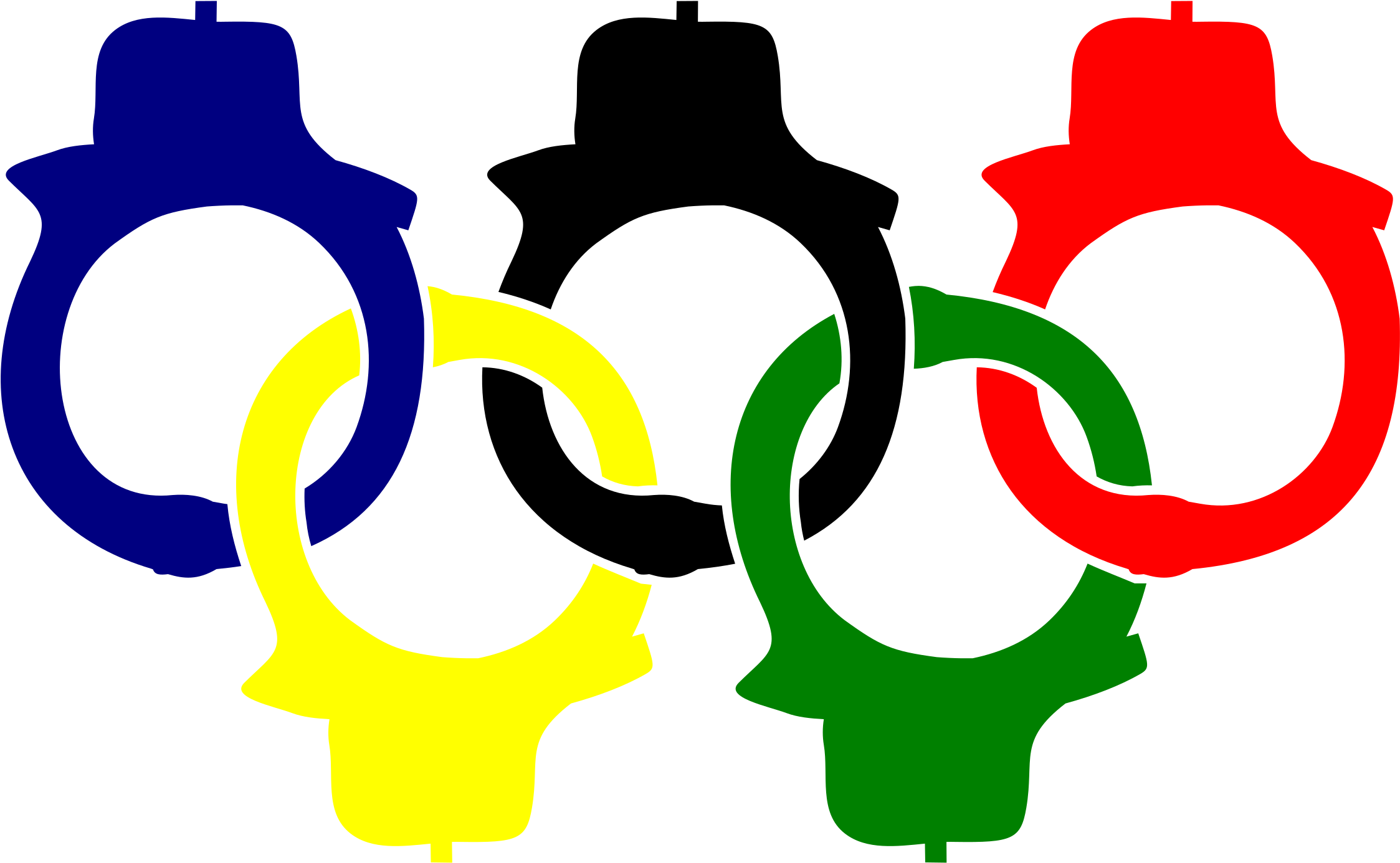 This Free Icons Png Design Of Ioc Handcuffs (2400x1479), Png Download