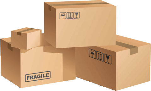Carton Box (480x292), Png Download