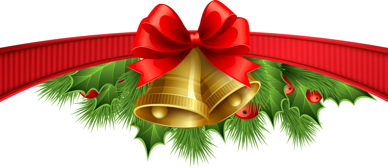 Christmas - Christmas Ribbon Transparent Background (1280x555), Png Download
