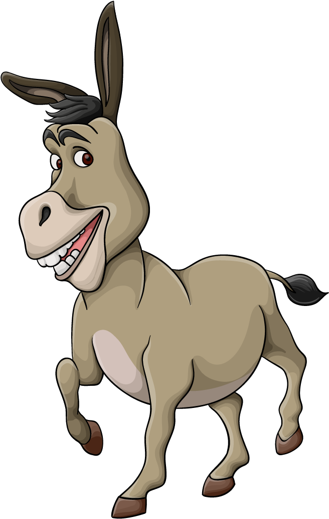 Drawing Donkey Banner Royalty Free Library - Donkey From Shrek Drawing (722x1282), Png Download