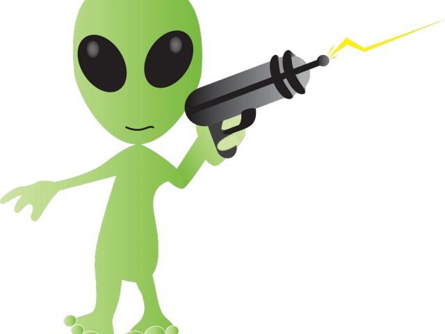 Alien Png Transparent Images - Alien Cartoon No Background (640x480), Png Download