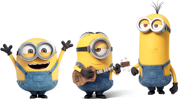 Minions 2 Characters - Minions Bob Kevin And Stuart Png (683x370), Png Download