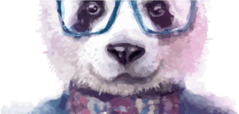Layerslider 02 Bear - Watercolor Graphic Hipster Animals (1100x400), Png Download