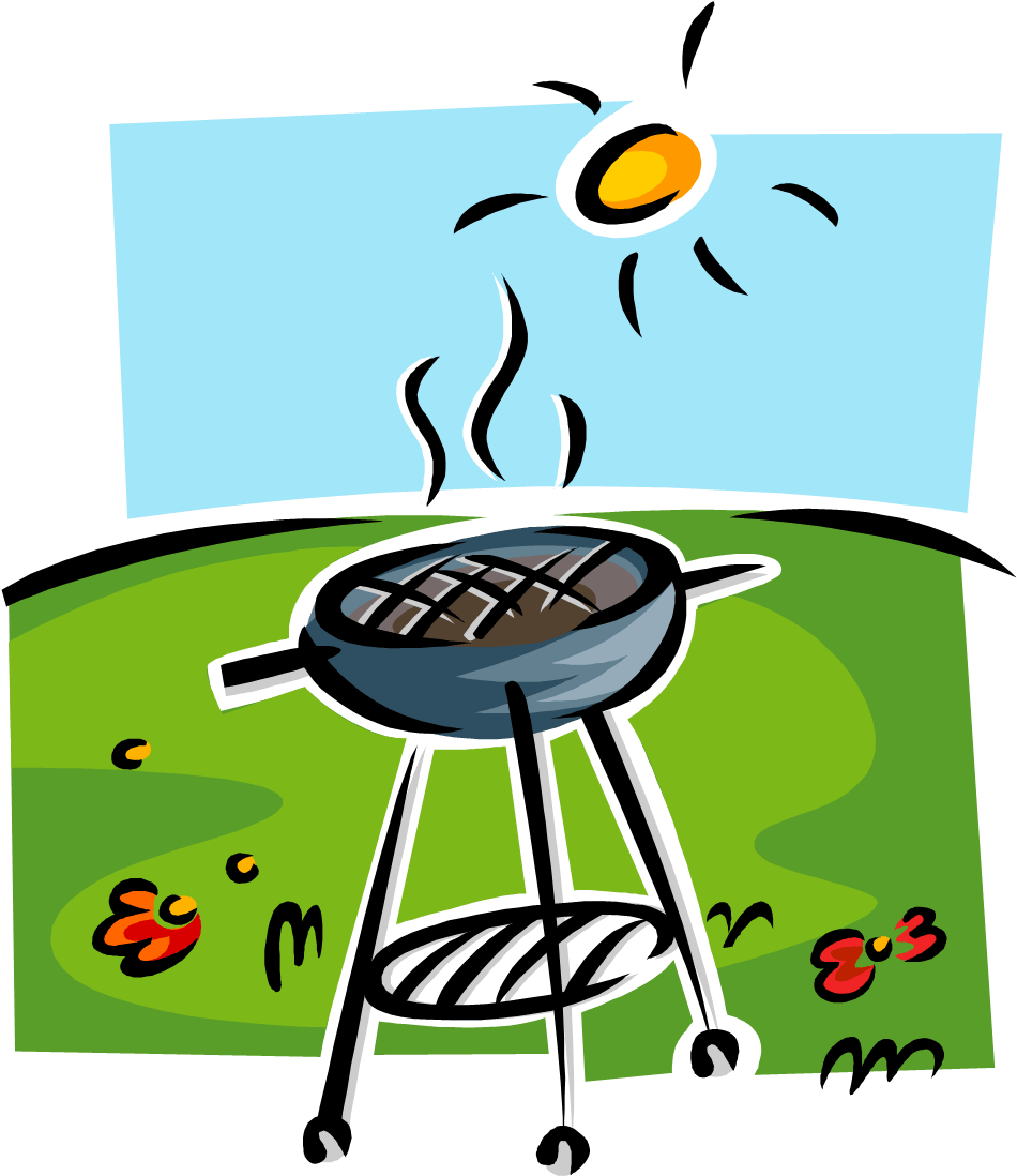 Barbecue Clipart - Bbq Clipart (955x1113), Png Download