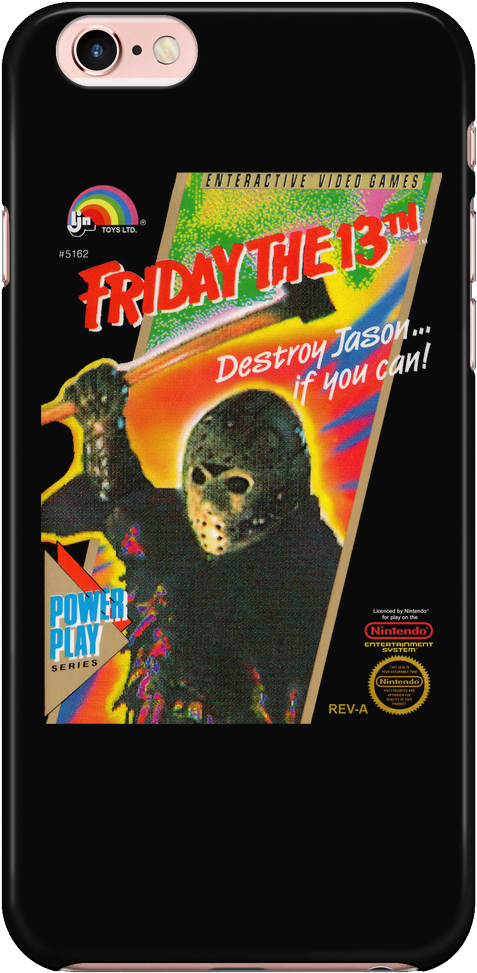 Friday The 13th Jason Voorhees Nintendo Retro Vintage - Friday The 13th [entertainment System Game] (1024x1024), Png Download
