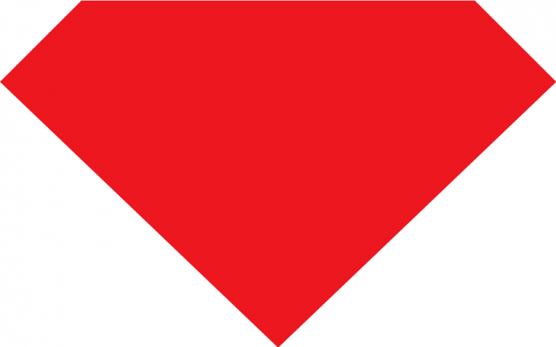 Superman Diamond Shape Clipart (800x500), Png Download