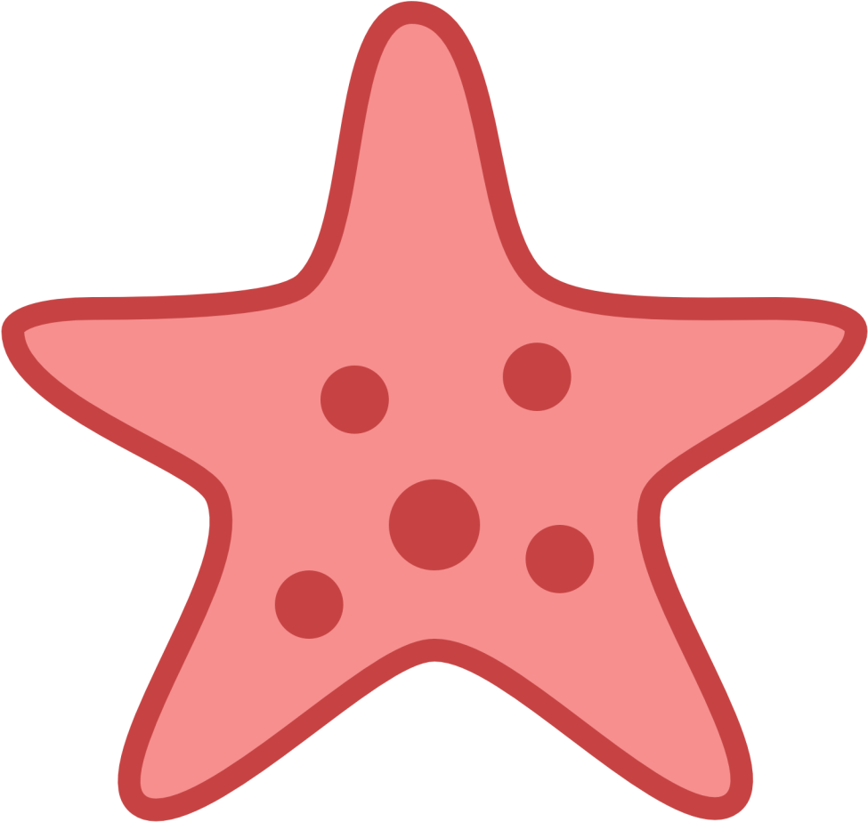 Starfish Png Picture - Star Fish Vector Png (1024x1024), Png Download