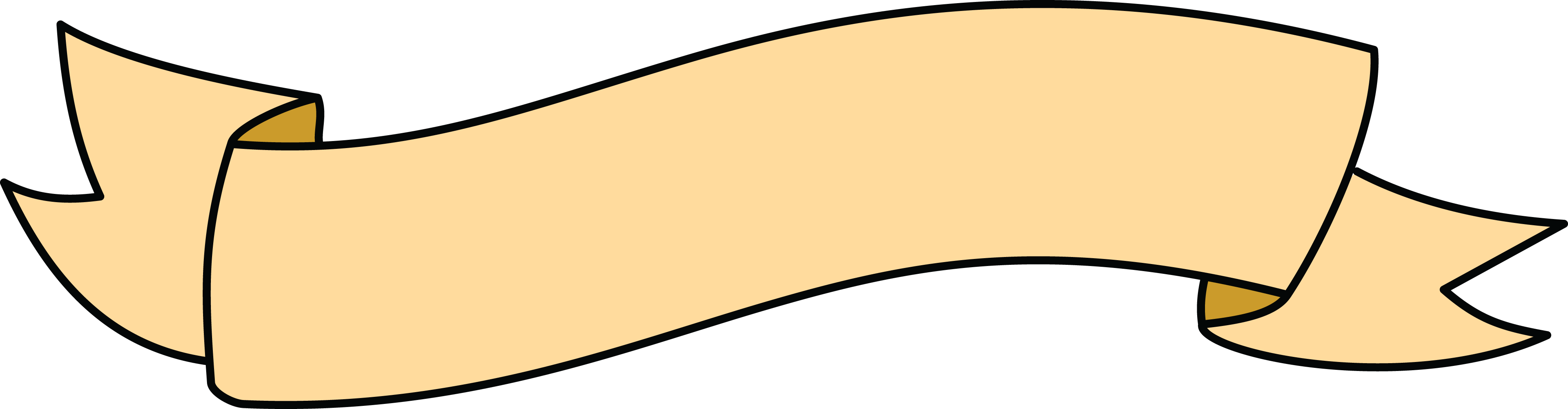 Ribbon Banner Png - Clip Art Banner (2400x696), Png Download