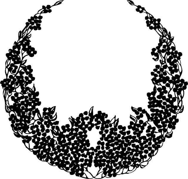 Black, Wreath, Holly, Plants, Round, Border, Christmas - Bingkai Foto Untuk Siluet (640x609), Png Download