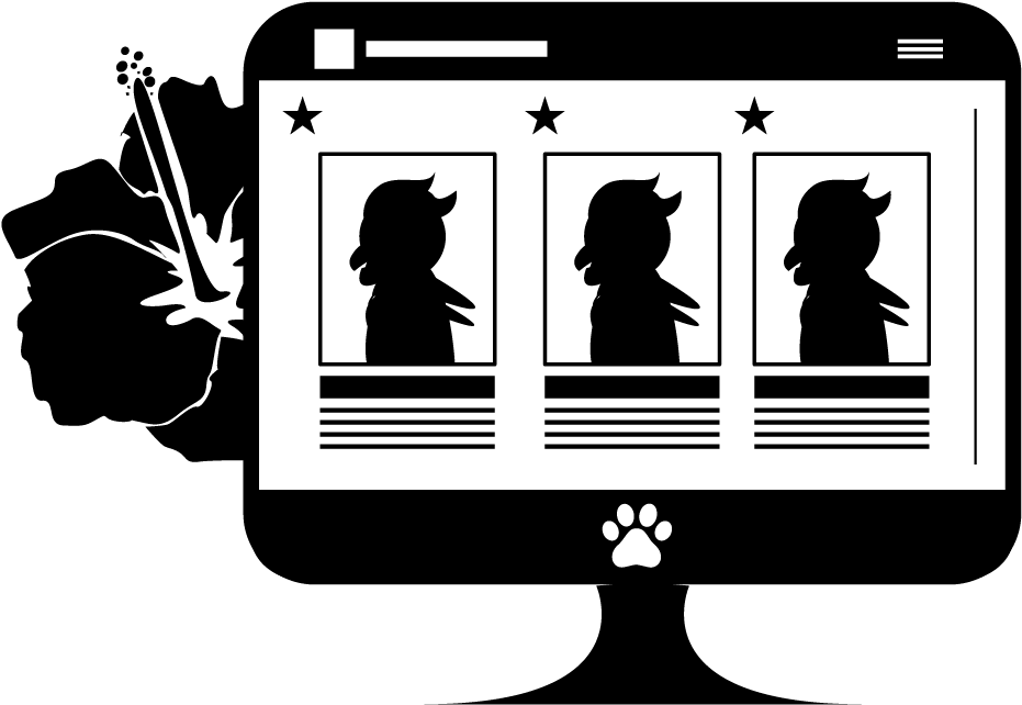 Fursona Icon Featured In Social Media Icon - Silhouette (1058x1058), Png Download