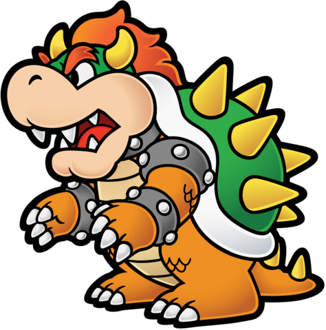 Bowser - Evil Character In Mario (474x479), Png Download