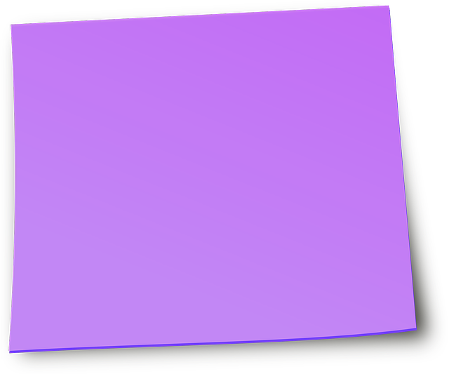 Wisc Online Oer Stickynotepurple - Construction Paper (640x533), Png Download