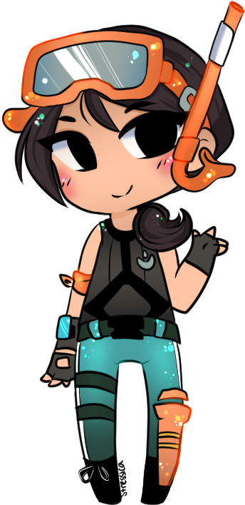 Spent The Down Time Drawing My Favorite Skin - Snorkel Ops Drawing (665x765), Png Download