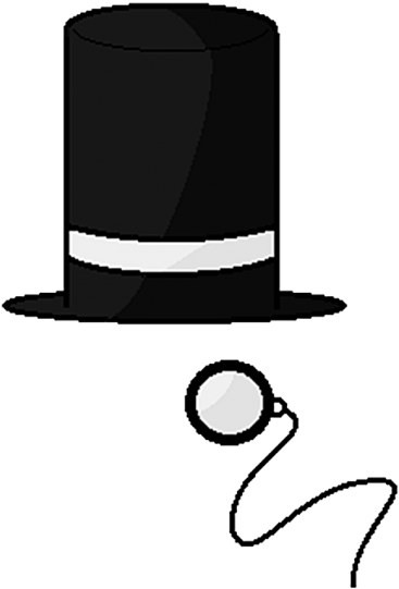 Free Png Monocle Top Hat Png Images Transparent - Top Hat Png (480x585), Png Download