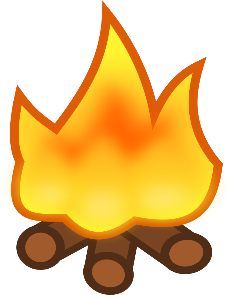 File - Icon-campfire - Svg - Camp Fire Icon Png (1024x1024), Png Download