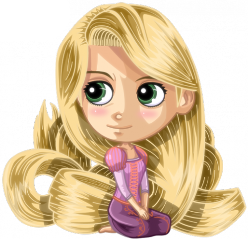 Tubes Disney Png - Princesse Rapanzel Dessin Animes (500x481), Png Download