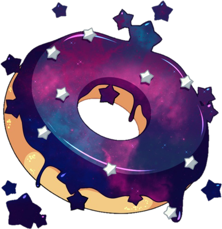 Doughnut By Rosemoji On - Doughnut (803x803), Png Download