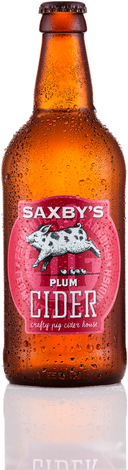 Saxbys Cider Plum Bottle (1000x1584), Png Download