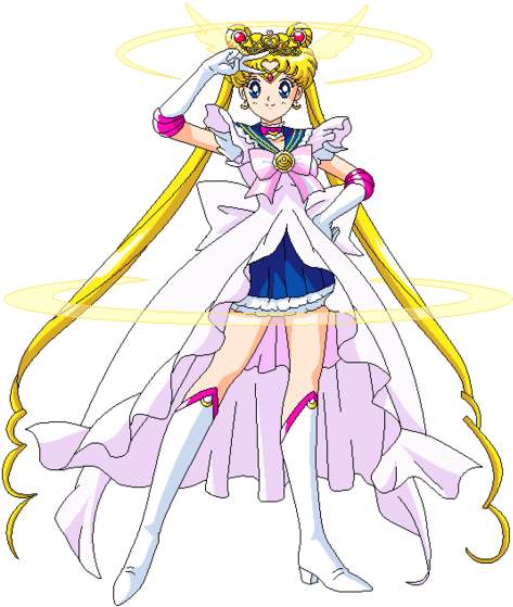 Ultra Princess Sailor Moon - Sailor Moon Pretty Cure (500x569), Png Download