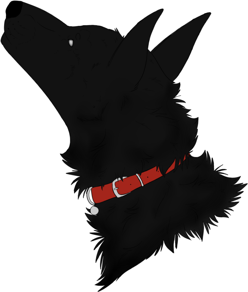 Free Wolf Head W Weicollar Lineart By Wolfnhorseluve - Free Wolf Head Lineart (1024x1062), Png Download