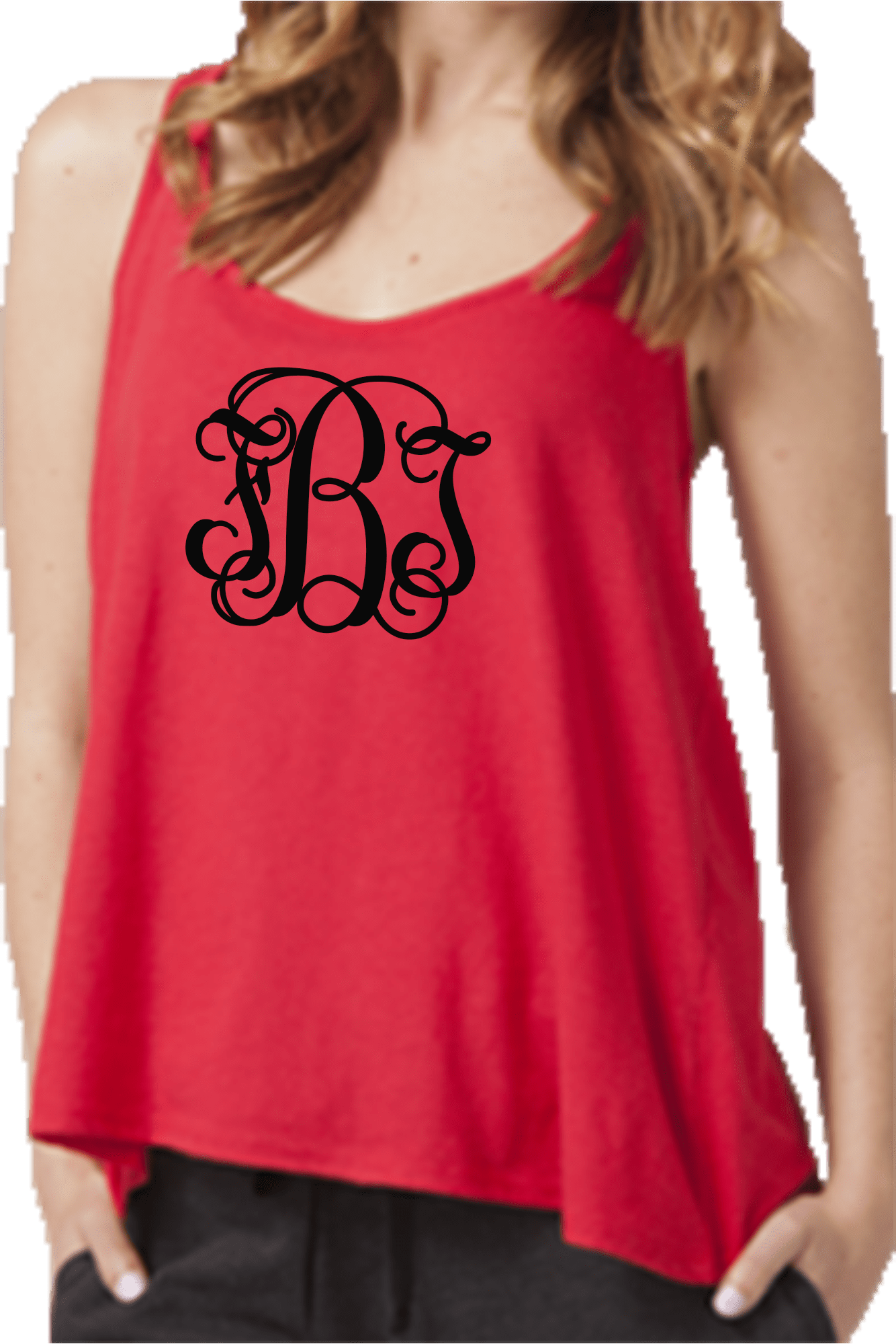 Red Flare Tank Top - Boatman Geller Script Monogram Mug - Boatman Geller (1334x2000), Png Download