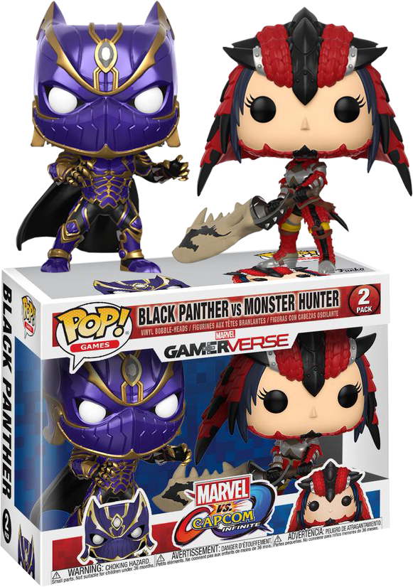 Black Panther Clipart Marvel Vs Capcom - Monster Hunter Pop Vinyl (581x826), Png Download