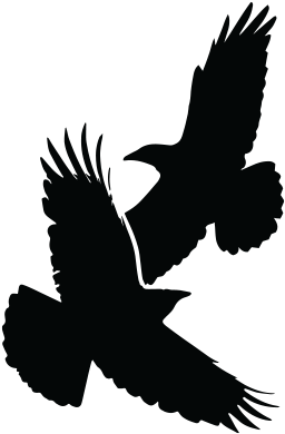 Two Crows - Two Crow Press (500x461), Png Download