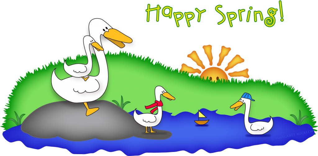 28 Collection Of Duck In Pond Clipart - Clip Art Duck In The Pond (1024x501), Png Download