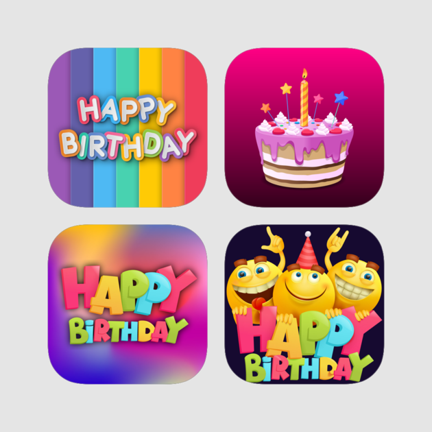 Best Birthday Stickers Bundle For Wishes, Party, Celebration - Birthday (630x630), Png Download