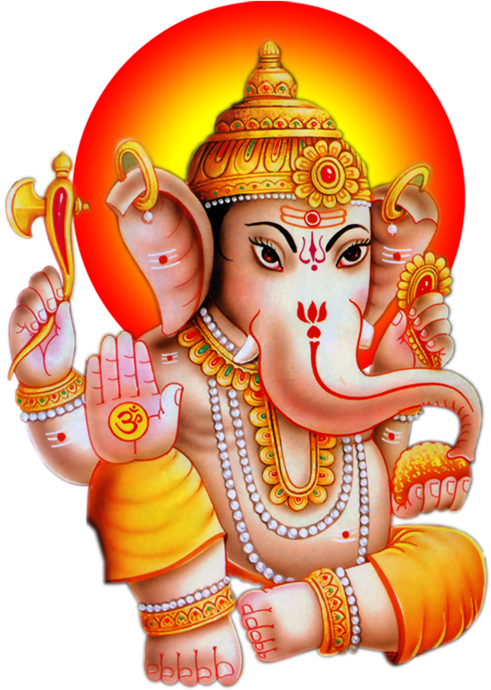Sri Ganesh Png Images - Ganesh Png (1024x1008), Png Download