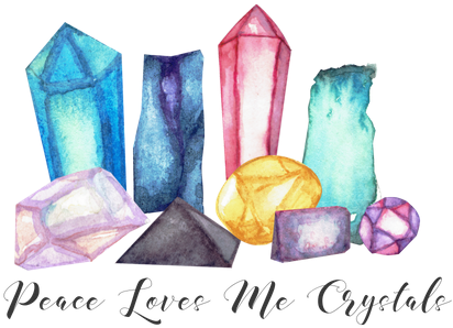 Peace Loves Me Crystals Logo - Design (500x500), Png Download
