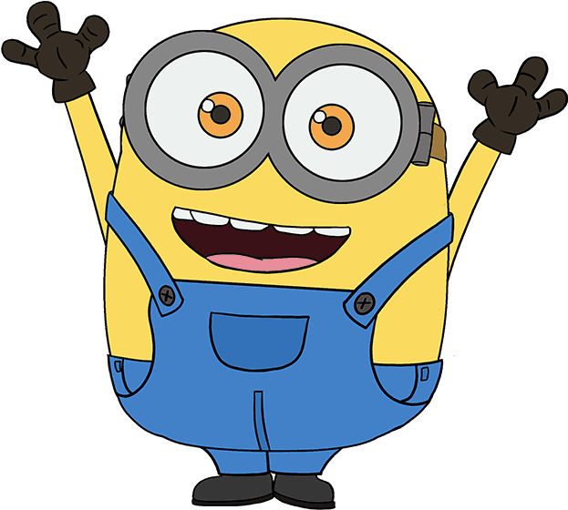 Picture Freeuse Stock How To Draw Bob The Minion Easy - Draw Minions (678x600), Png Download