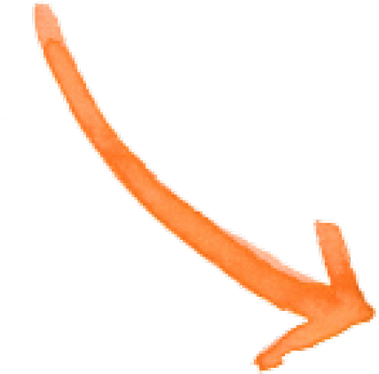 Drawn Arrow Orange - Illustration (640x480), Png Download