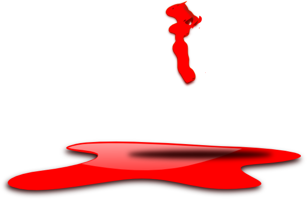 Convert To Base64 Blood - Clip Art Blood Puddle (600x388), Png Download