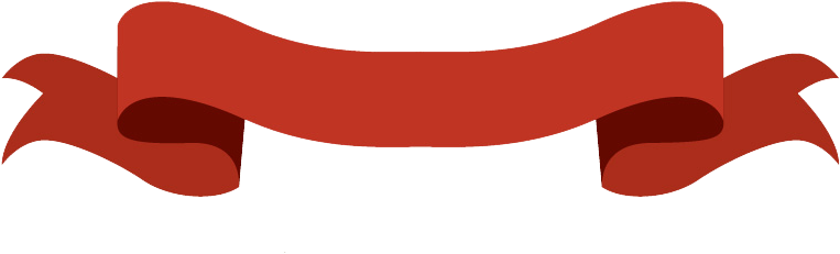 Red Ribbon Png Images - Frame Ribbon Png (834x350), Png Download