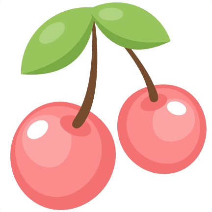 Daily Freebies Miss Kate Cuttables Svg Cut - Cherry Cute Clipart (432x432), Png Download