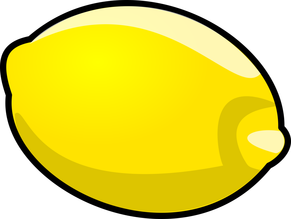 Free Vector Lemon Clip Art - Lemon Clipart Png (600x452), Png Download