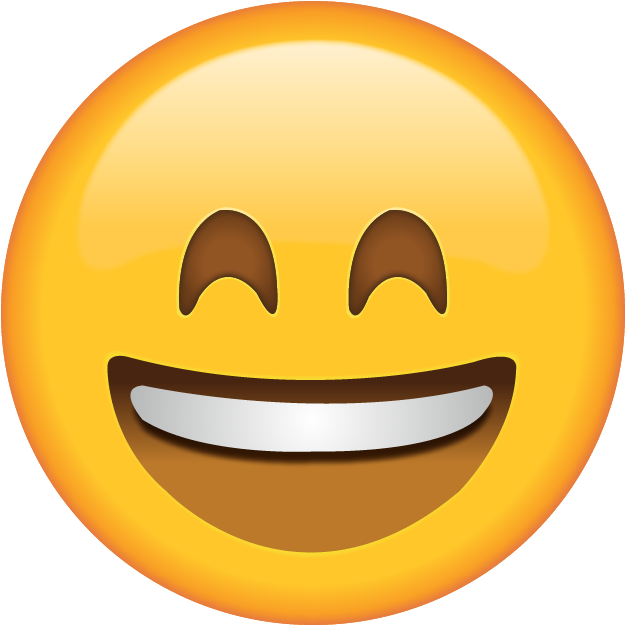 Download Smiling Face With Tightly Closed Eyes Icon - Smiling Emoji (480x480), Png Download