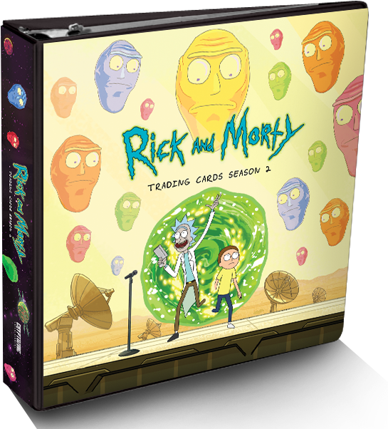 Cryptozoic Rick And Morty Season 2 Trading Cards - Rick And Morty Rick Morty Portal Poster 61x91.5cm (556x609), Png Download