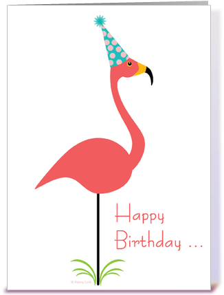 Happy Birthday Free On Dumielauxepices Net - Flamingo Happy Birthday Flamingo (435x429), Png Download