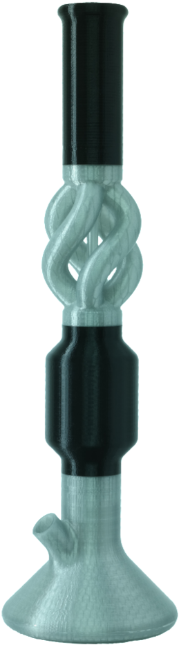 10 Very Unique Types Of Pipes And Bongs 3-d Printed - Bong (1000x1000), Png Download
