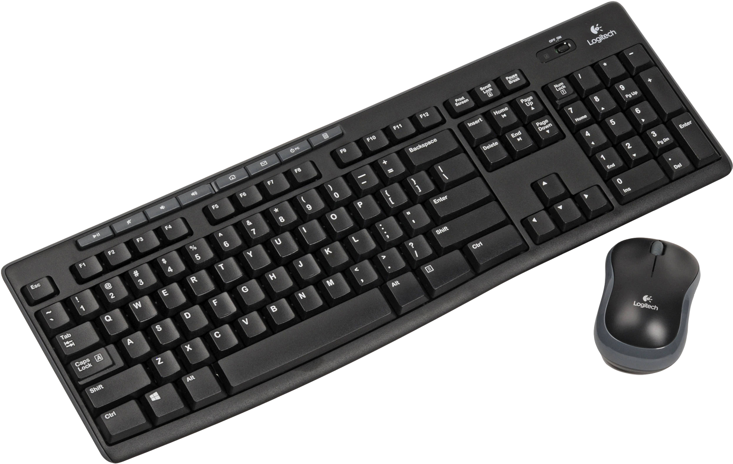 Free Png Keyboard And Mouse Png Images Transparent - Logitech Mk270 (850x551), Png Download