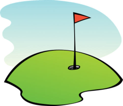 Golf, Golf Course, Golfing, Lawn, Green - Golf Course Clipart (394x340), Png Download