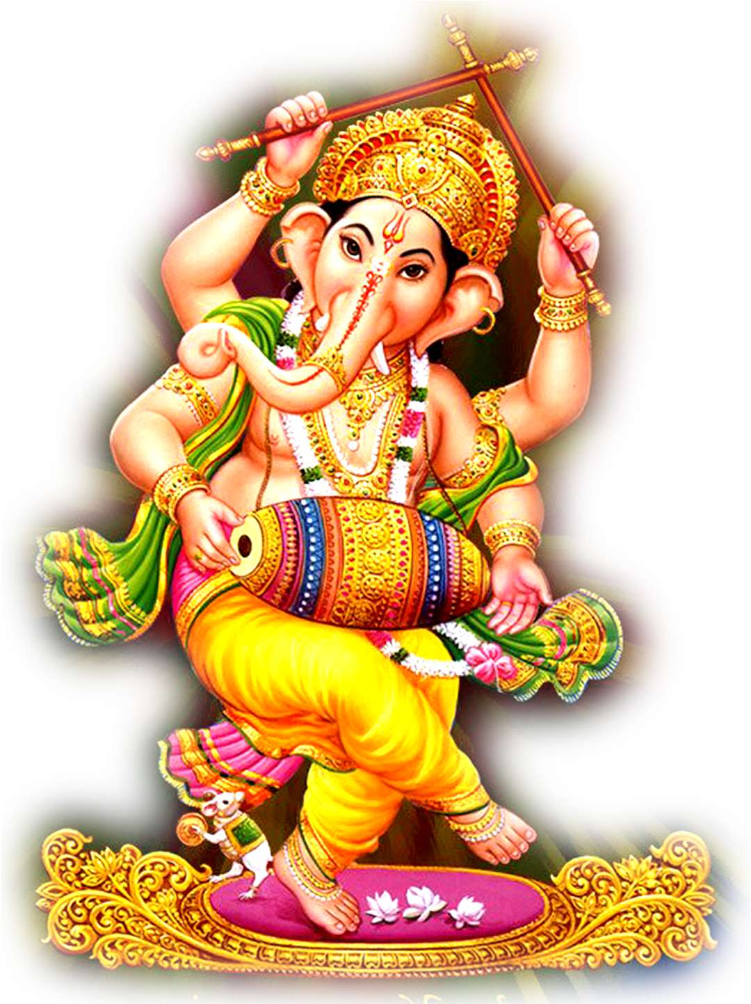 Sri Ganesh Png Transparent Images - Ganesh Images Png Hd (1024x1008), Png Download