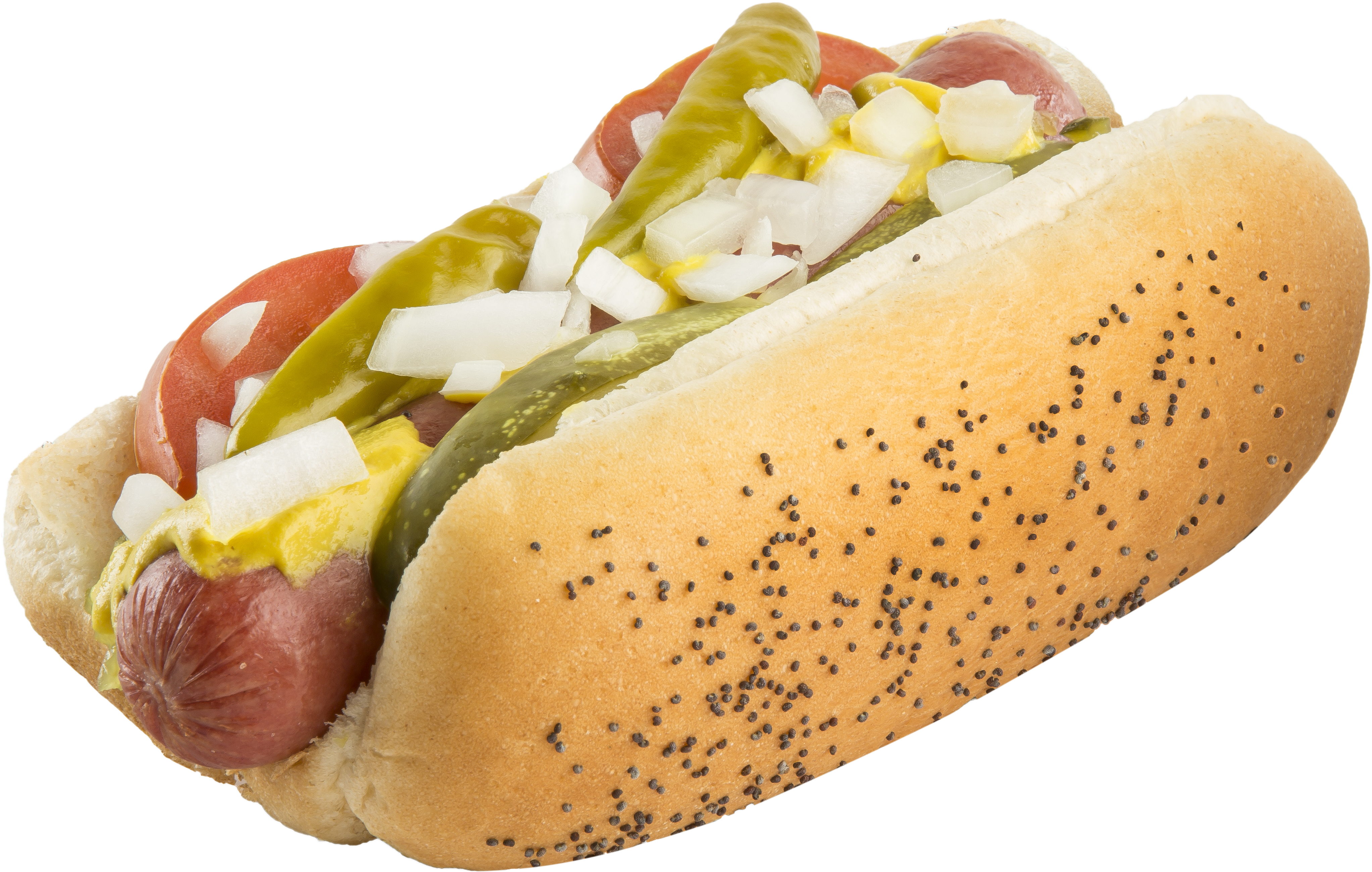 Buona Honors Chicago Originals With Dollar Dogs As - Chicago Hot Dog Style Png (5760x3840), Png Download