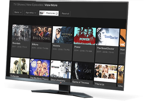 Watch All Your Favorite Tv Shows When You Want With - Television (459x323), Png Download