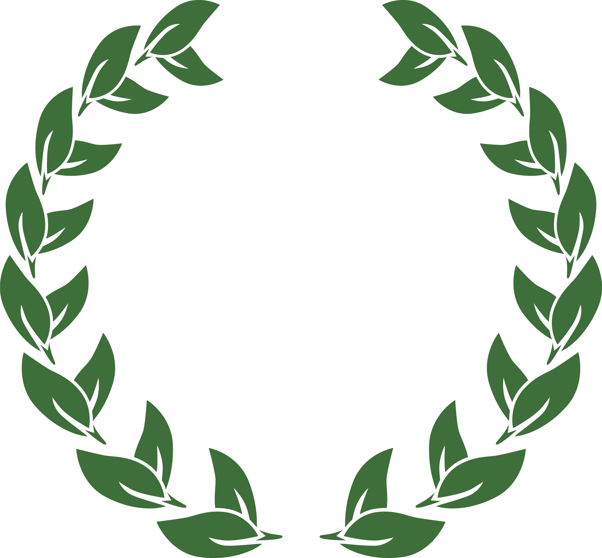 Laurel Wreath - American Academy Of Aesthetic Health Logo (2000x1855), Png Download