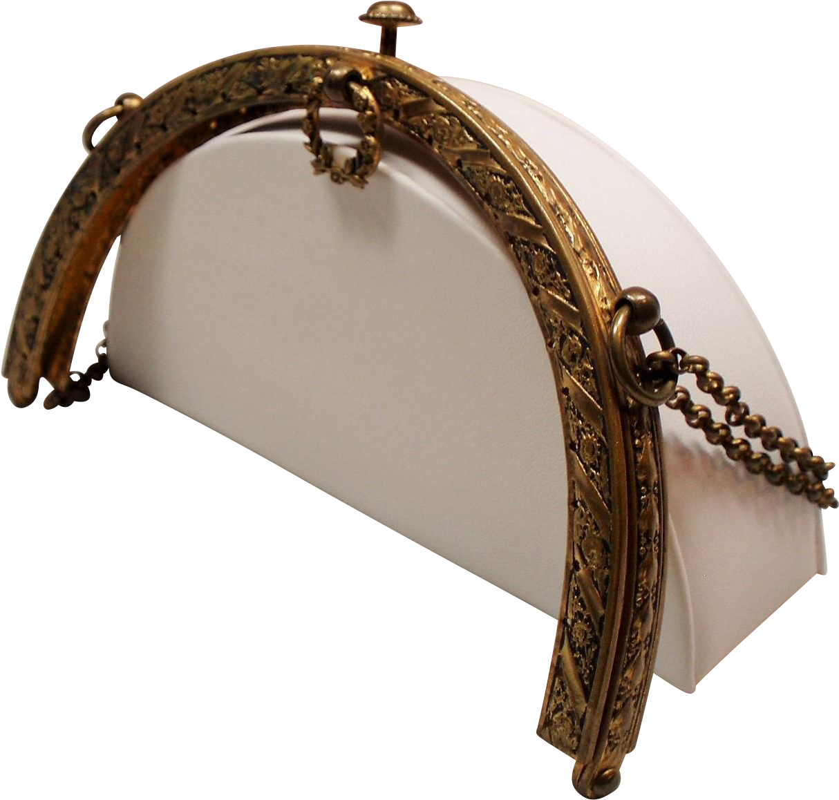 Antique Purse Frame Laurel Wreath Clasp - Laurel Wreath (1213x1213), Png Download