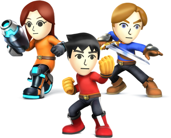 Mii Fighters - Mii Fighter Smash Ultimate (618x580), Png Download
